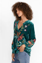 Load image into Gallery viewer, ISABELLA VELVET FIELD BLOUSE
