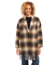 Load image into Gallery viewer, Plaid Fringe Jacket
