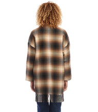 Load image into Gallery viewer, Plaid Fringe Jacket
