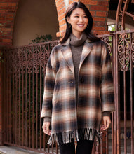 Load image into Gallery viewer, Plaid Fringe Jacket
