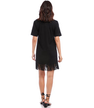 Load image into Gallery viewer, V-Neck Fringe Dress
