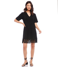 Load image into Gallery viewer, V-Neck Fringe Dress
