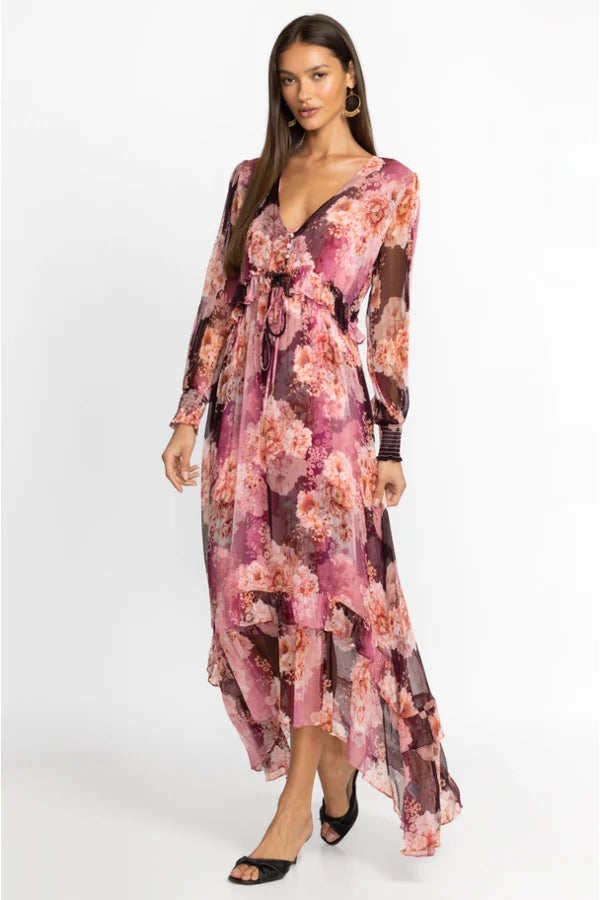 CARINA SILK MAXI DRESS