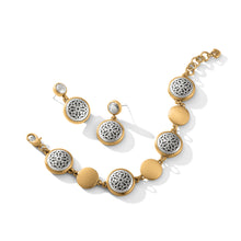 Load image into Gallery viewer, Ferrara Two Tone Luce Post Drop Earrings
