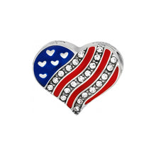 Load image into Gallery viewer, Hearts &amp; Stripes Bead
