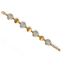 Load image into Gallery viewer, Ferrara Two Tone Luce Link Bracelet
