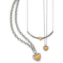 Load image into Gallery viewer, Pretty Tough Bold Heart Petite Necklace
