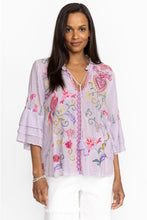 Load image into Gallery viewer, ASHLEE RUFFLE SLEEVE BLOUSE
