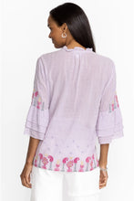 Load image into Gallery viewer, ASHLEE RUFFLE SLEEVE BLOUSE
