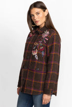 Load image into Gallery viewer, GARNET PLAID SHIRT JACKET
