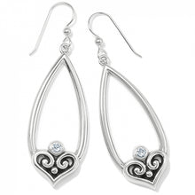 Load image into Gallery viewer, Alcazar Heart Teardrop French Wire Earrings
