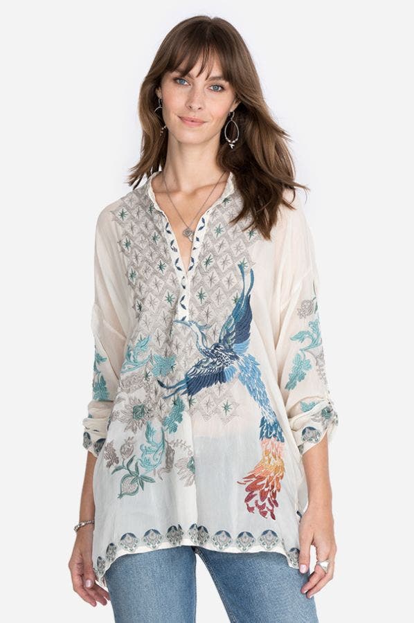 BLUE PHOENIX BLOUSE