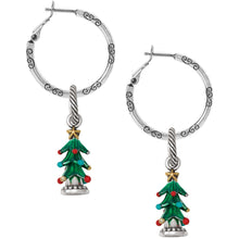 Load image into Gallery viewer, Christmas Tree Charm Earrings
