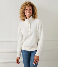 Load image into Gallery viewer, Contrast Henley Sweater
