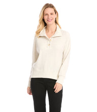 Load image into Gallery viewer, Contrast Henley Sweater
