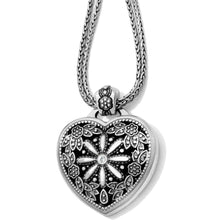 Load image into Gallery viewer, Floral Heart Locket Necklace
