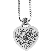 Load image into Gallery viewer, Floral Heart Locket Necklace
