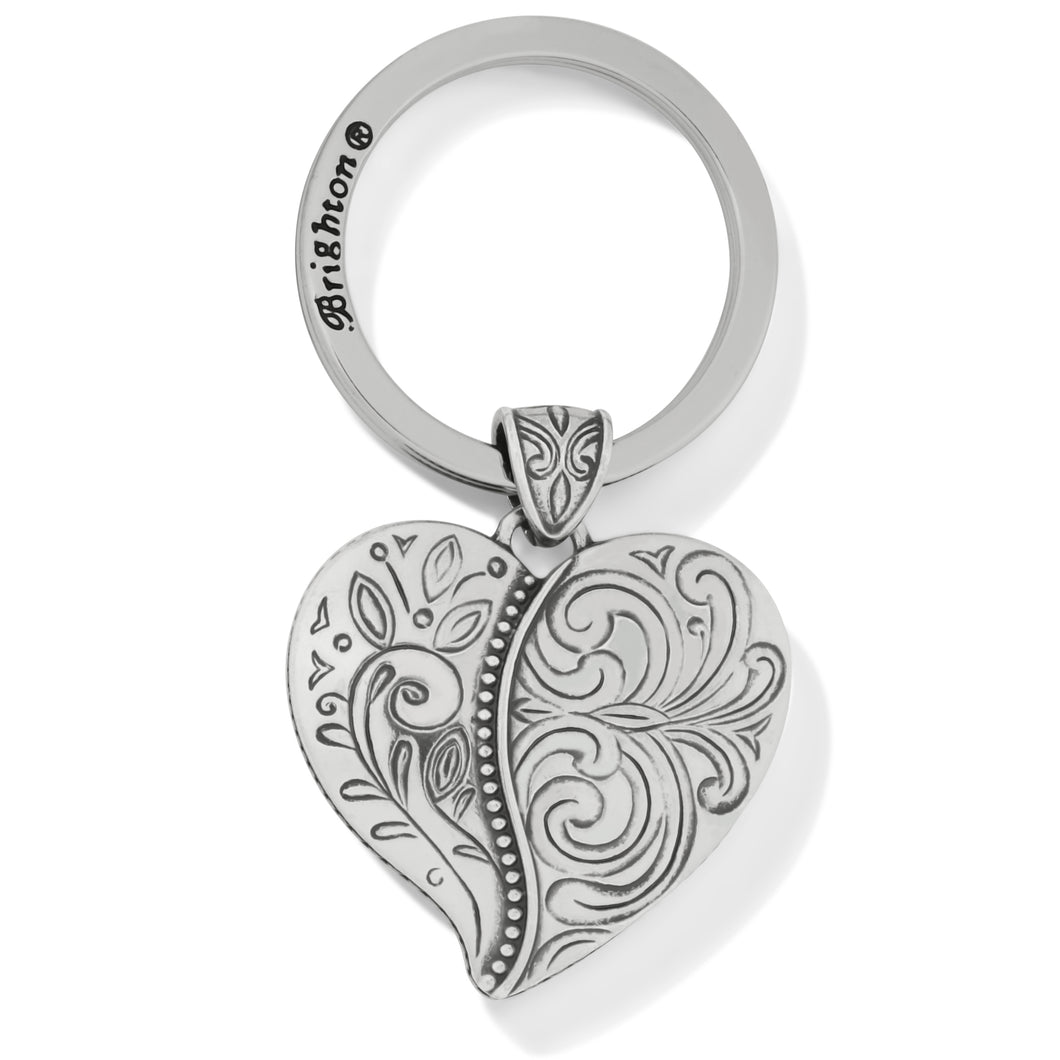 Ornate Heart Key Fob