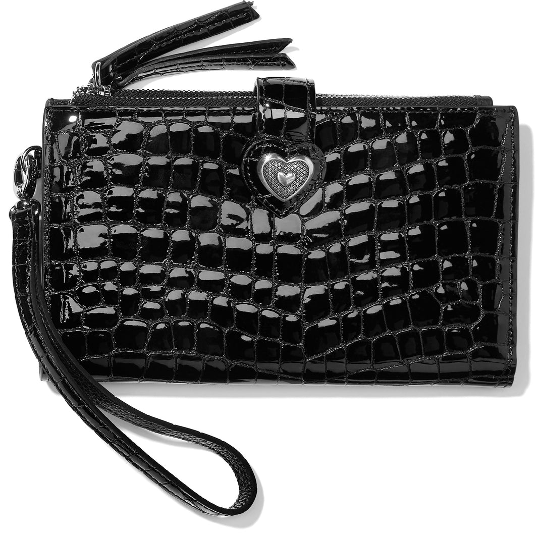 Bellissimo Heart Double Zip Wallet