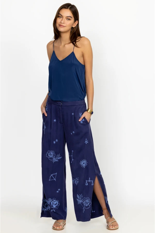 BIJOU HIGH SLIT PANT